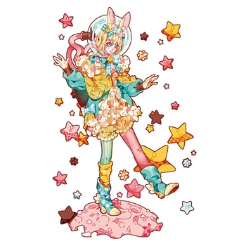 

girl's character decoration community star