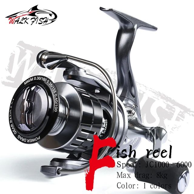 Walk Fish Fishing Reel Jc1000-6000 Spinning Reel 4+1bbs 5.2:1 High