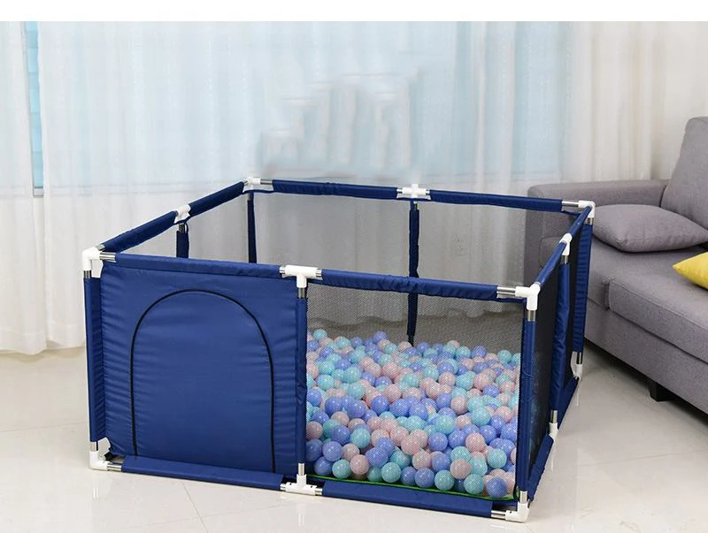 Blue 1 Детский манеж для детей, бассейн, шарики для новорожденных, забор, манеж для детского бассейна, детский манеж, защитный барьер для детей - Color: Blue 1