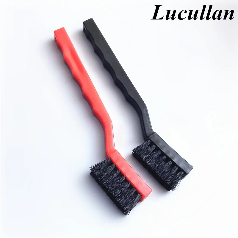 Lucullan " эргономичная ручка портативная щетиная щетка Автомобильная панель швы, шины, кожа, машинное отделение щетка для чистки