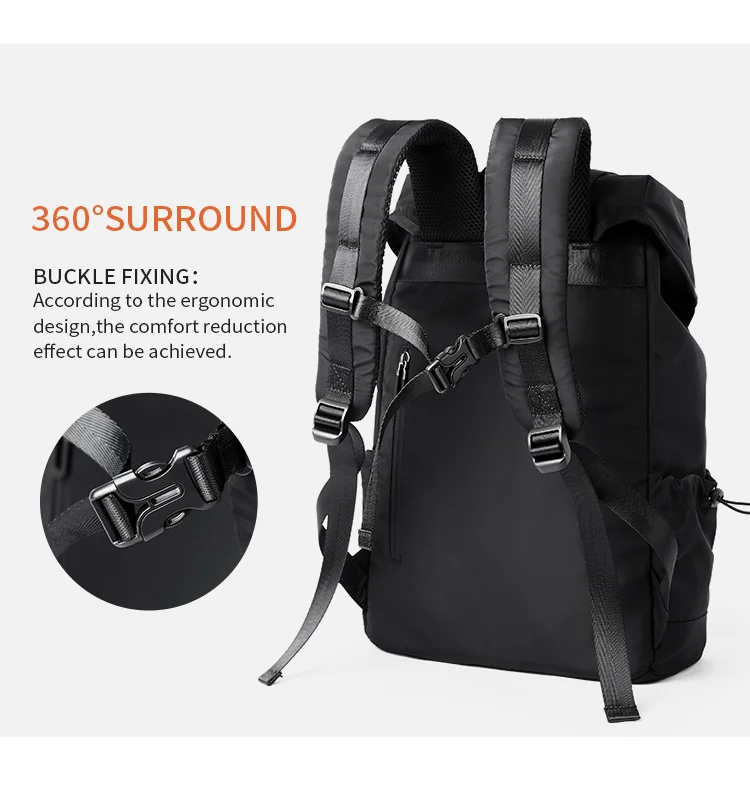 MOYYI, новинка, модный мужской рюкзак, школьная сумка, мужские дорожные сумки, большая вместительность, для путешествий, водонепроницаемый, 14, 15,6 дюймов, рюкзак для ноутбука