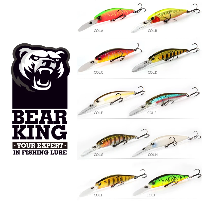 BEARKING 10 см 16 г приманка воблеры и крутящиеся приманки жесткая щука искусственная