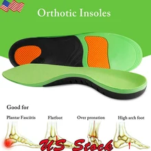 Ортопедические стельки Плоскостопие высокий свод стопы, пятка Поддержка подошвенный средства ухода за кожей стоп вставка подушечки гелевые стельки для спортивной массаж по 4-м временам года