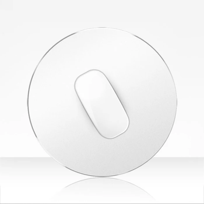 Aluminum Alloy Round Mouse Pad Double-sided Aluminum Mat Game Mouse Pad Gift OUJ99