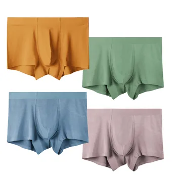 

Boxer Men Underwear Man Breathable Solid Shorts Boxers Underpants Underwear Men Boxershorts Lot Plus Size 4XL