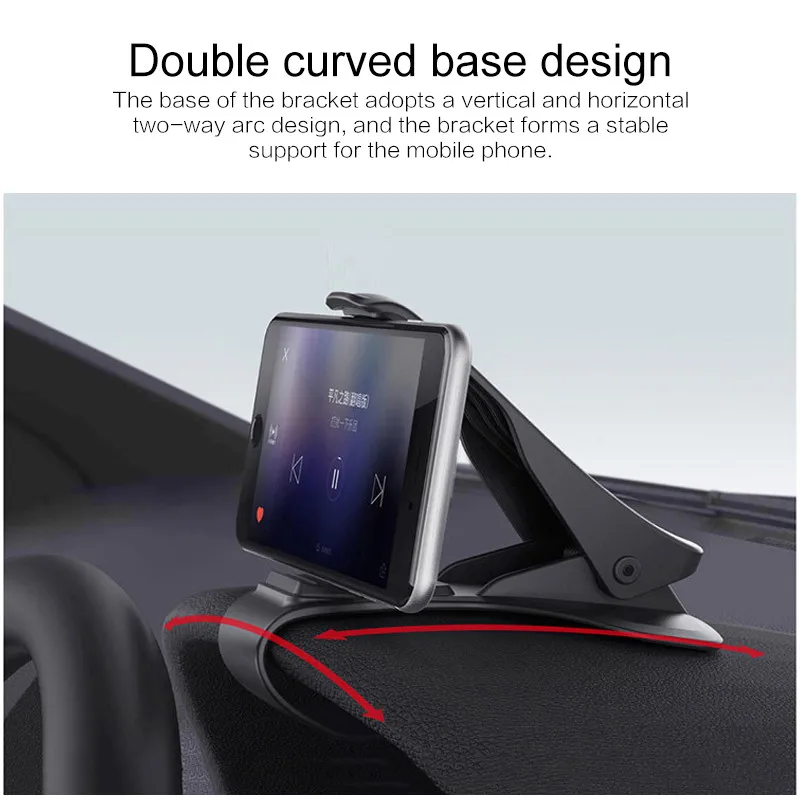 Car Phone Mount Mobile Holder Stand Dashboard Windshield Design Clip Cellphone for IPhone Support Samsung | Автомобили и