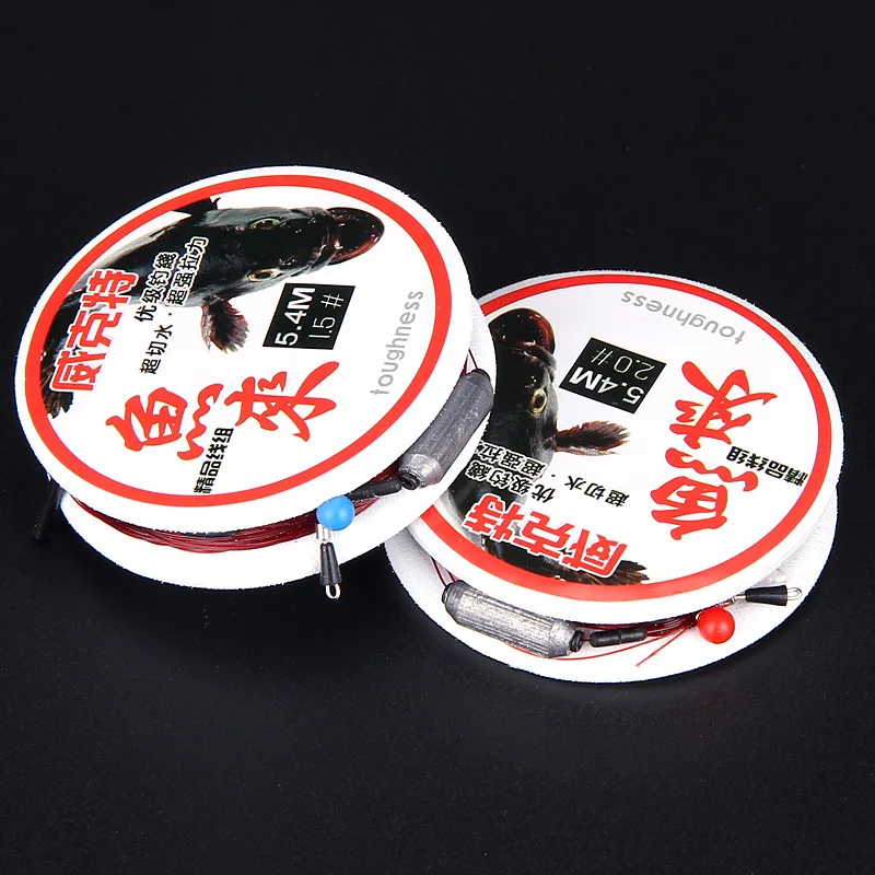 

Handmade Tie Finished Product Accessories Athletic Mainline Group Fishhook Strands Taiwan Fishing Line Set Angling Fish Supplies