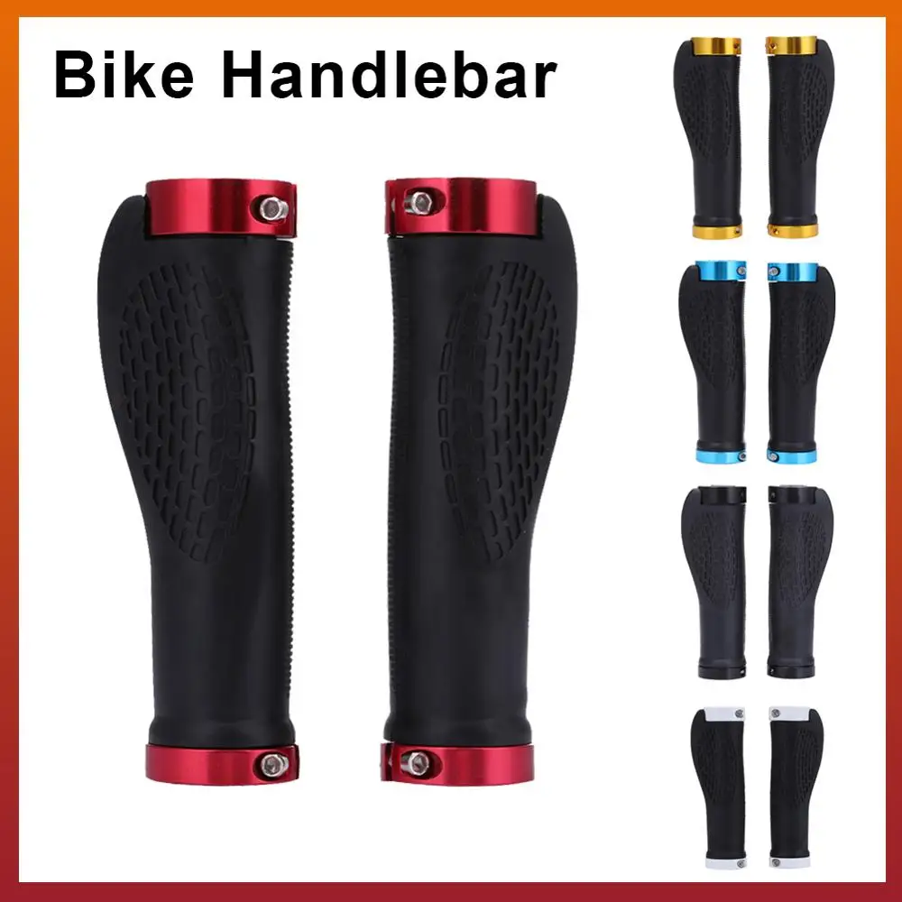 MTB Bike Handlebar Adjustable Ergonomic Rubber Non-Slip Cycling Lock-On Grips Mountain Bicycle Riding Parts Accessories | Спорт и