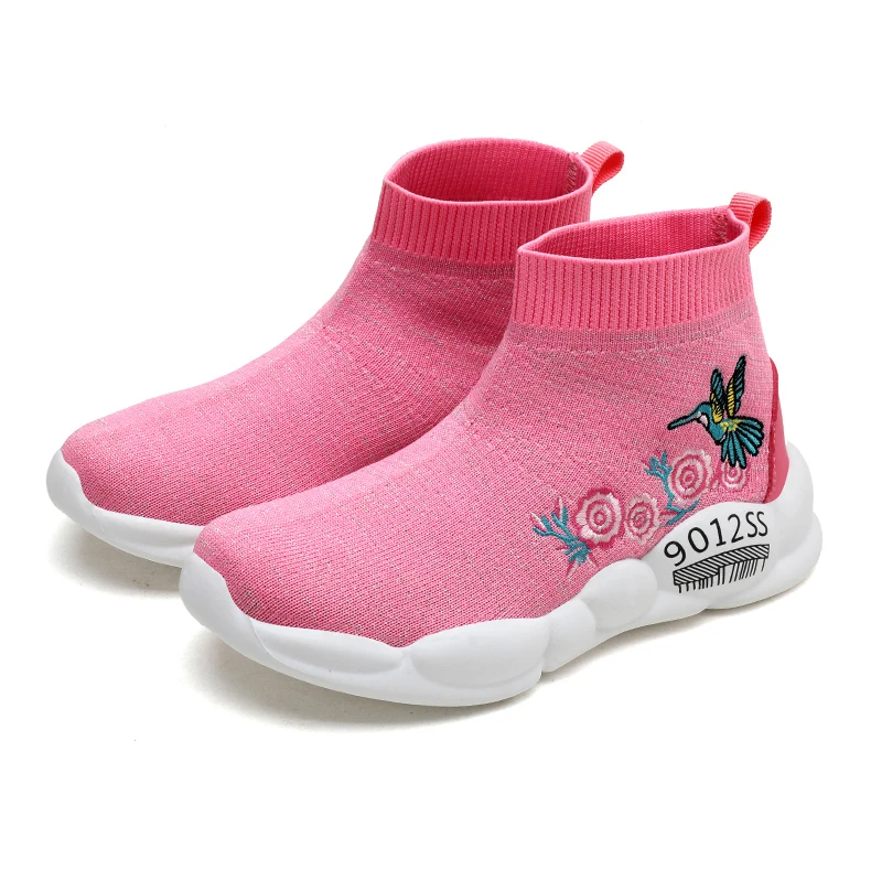 Весенне-Осенняя детская обувь спортивная обувь для мальчиков и девочек брендовые дышащие уличные Детские кроссовки обувь для бега для мальчиков 809 EUR28-38