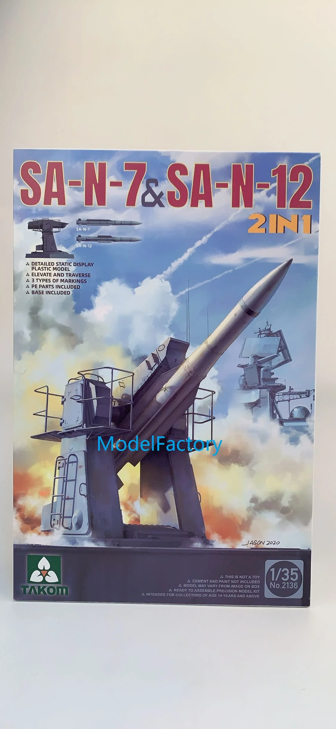 

TAKOM 2136 1/35 Российский военно-морской флот SA-N-7Gadlfy модель комплект