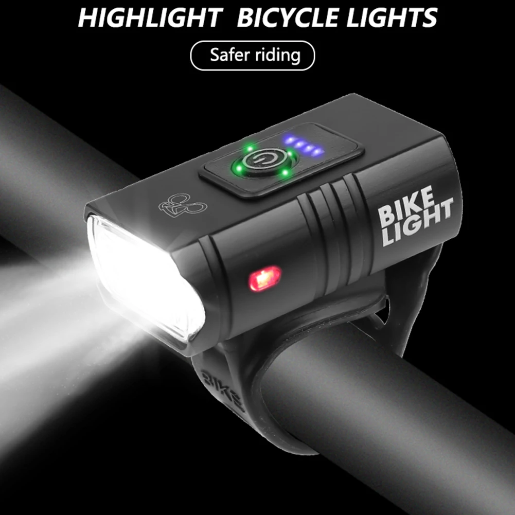 MTB Bicycle light USB Rechargeable T6 LED Bike Front Head light Lamp 5 modes