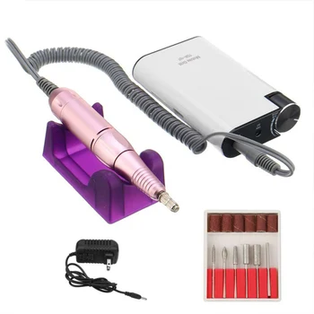 

Wireless Nail Drill Machine Cordless Electric Nail File with Rechargeable Battery Nail Drill Pen Nails Art Drilling Machine