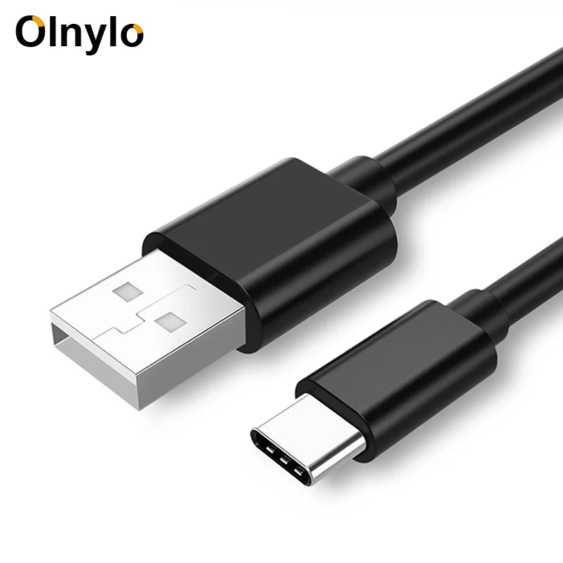 Olnylo usb type-C кабель для Xiaomi Redmi Note 7 USB C huawei mate 30 Pro Быстрая зарядка USB-C зарядное