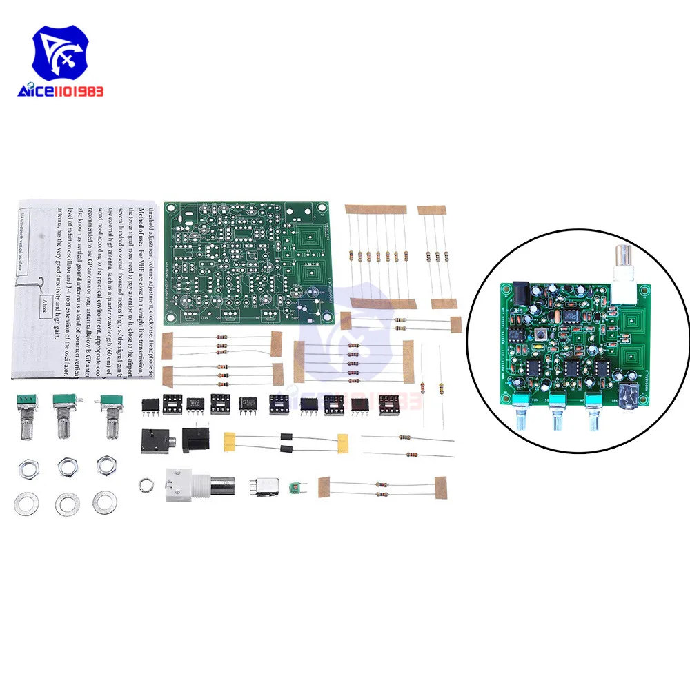 Diymore Air Band Airband радиоприемник авиационный диапазон приемник плата фильтр Модуль DIY наборы