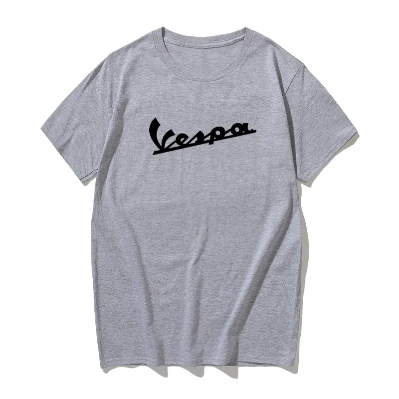 Футболка MAGLIETTATSHIRT VESPA PIAGGIO винтажная Ретро хипстерская UOMO DONNA белая черная серая Красная футболка странные вещи аниме рубашка