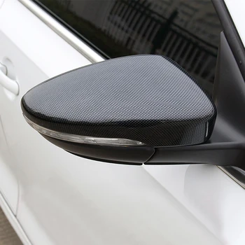 

For VW Jetta Sagitar A6 Type 5C6 2011-2018 Exterior Accessories ABS Rearview Outer Mirror Decorative Cover Trims 2pcs