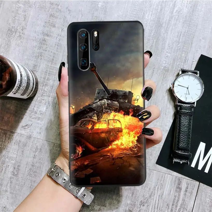 BA361-7 Крутой горячий Мир танков черный чехол для телефона huawei mate 30 20 10 P30 P20 P10 Pro Lite P Smart Z Роскошный чехол - Цвет: BA361-7