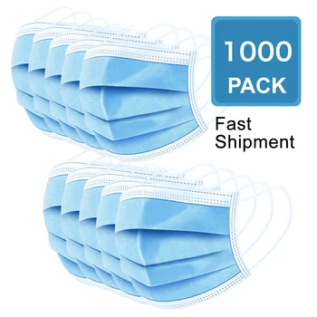 

50pcs Spot3 layers face mask high quality disposable mask prevent Anti formaldehyde Bacteria mascherine face mask mouth masks