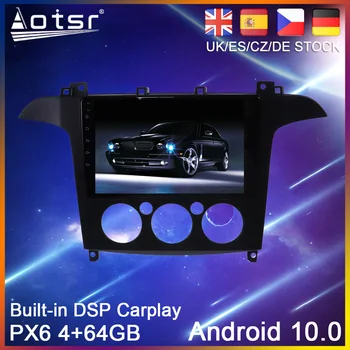 

Android 10.0 GPS Navigation For Ford S-MAX MAX 1 2006 - 2015 2014 2013 2012 PX6 Car DVD Radio Stereo Multimedia Player HeadUnit