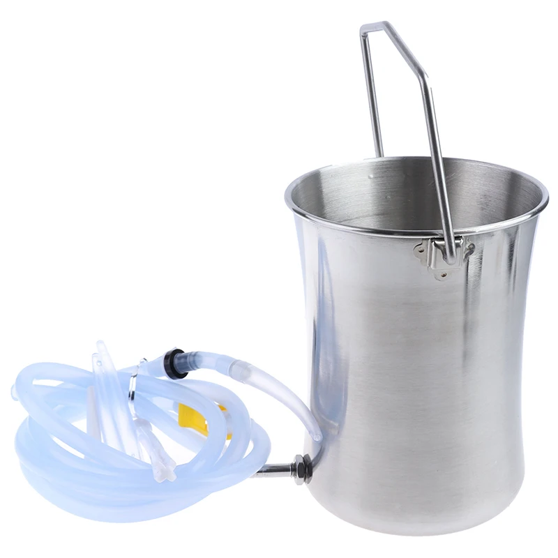 2L Enema Bucket For Colon Cleansing With Silicone Hose Flusher Constipation Wash Anal Vagina Cleaner Washing Enema Set 2 Styles - Цвет: as pic