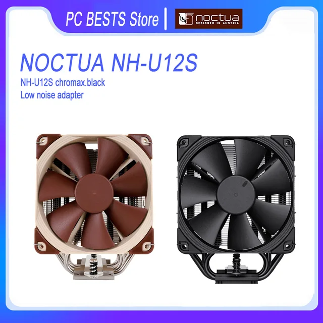 Noctua NH-U12S/NH-U12S chromax.black CPU Tower radiator 120mm PWM Quiet cooling fan For intel AMD AM4