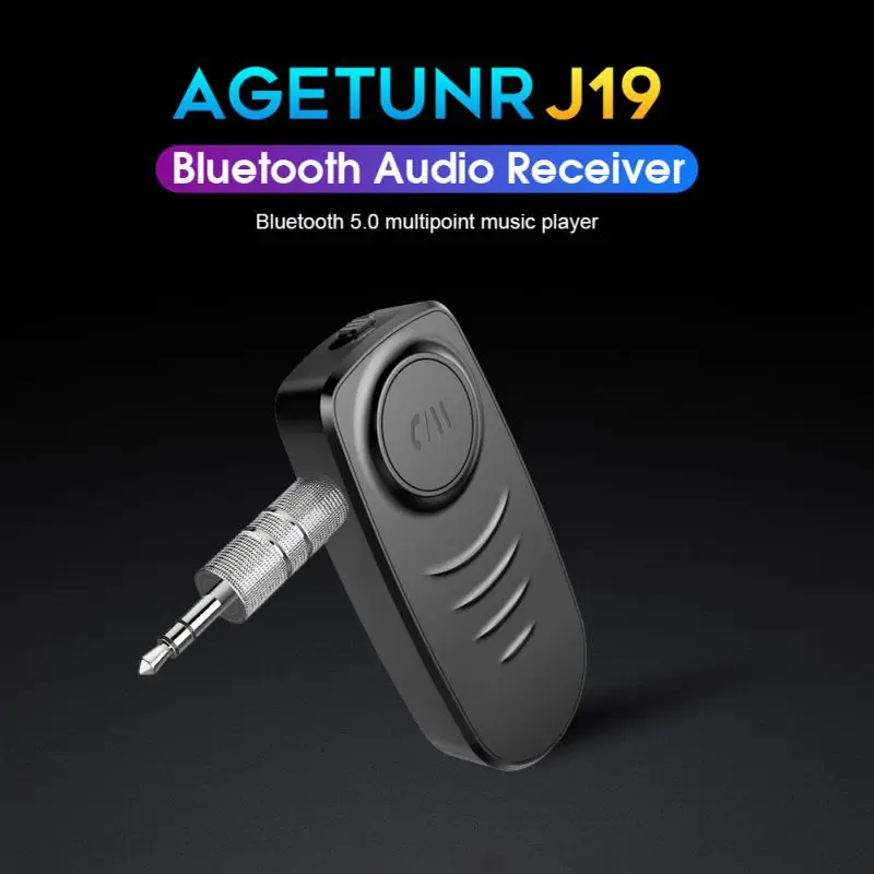 3,5 мм разъем AUX Bluetooth 5,0 стерео аудио музыкальный приемник беспроводной адаптер автомобильный Bluetooth комплект
