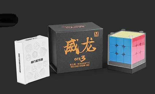 Нео куб GTS3M MoYu Weilong GTS V2V3 3x3x3 Магнитный магический куб головоломка Профессиональный GTS3 M 3x3 GTS2 M скорость cubo magico детские игрушки - Цвет: GTS3 M