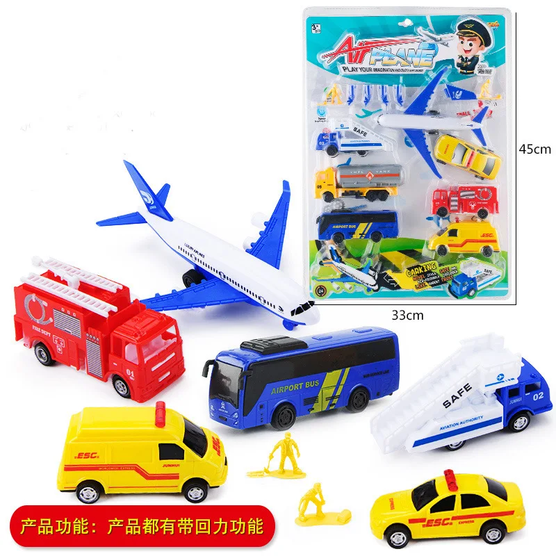 

Children Model Inertia Warrior Car Aviation Engineering Vehicle Set Car Model Toy Car Model