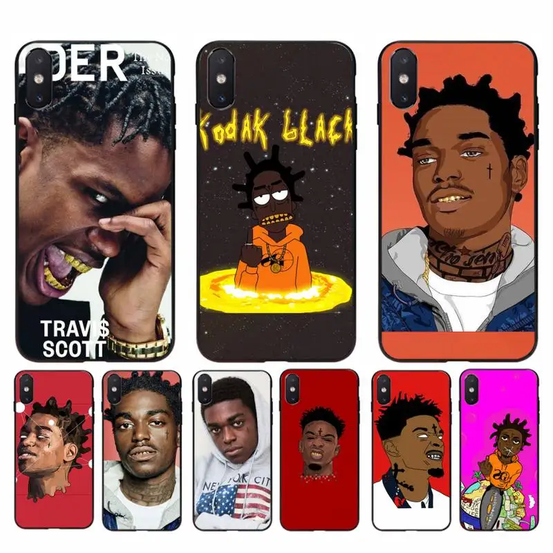 Babaite American rapper Kodak black Soft Phone Case Capa for iphone 11 Pro Max X XS MAX 6 6s 7 8 plus 5 5S 5SE XR SE2020