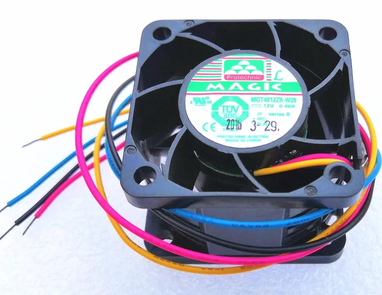 

MGT4012ZB-W28 Yong Li 4028 4CM Dual Ball 4-Wire Violence Fan 12V 0.40A High Speed Cooling Fan