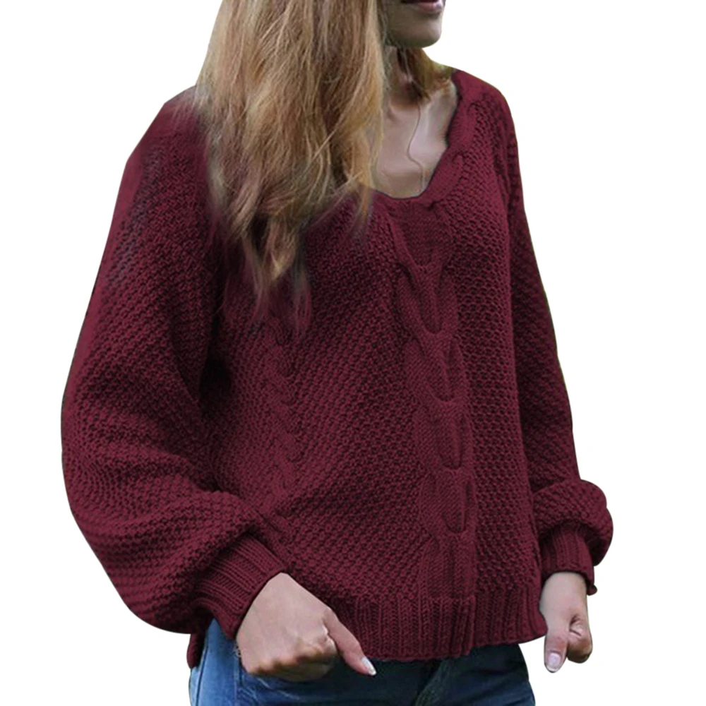 OEAK новый женский свитер Femme осень зима твист мягкий 2019 женские свитера и пуловеры с рукавами-фонариками свитера Свободный джемпер