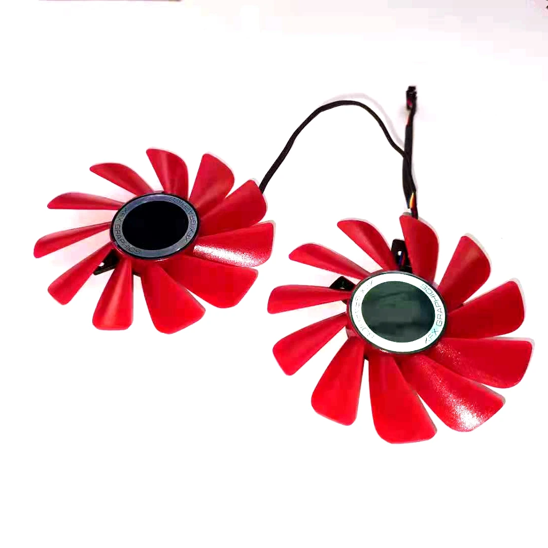New FDC10U12S9-C 4pin 85mm 2pcs/lot for XFX RX-570-RS RX-580-RS RX480 RX470 RX574 RX578 Graphics Card Cooling Fan