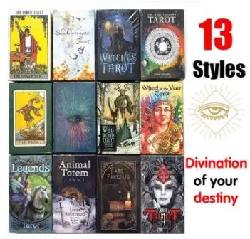 

2020 Hot sale Magical Tarot English Edition Board Game Mysterious Tarot Family Party Cards Game