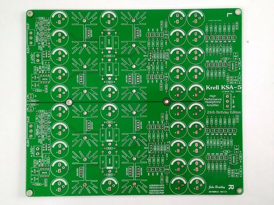 Hiend Clone Krell KSA 5 V2 0 Headphone Amp PCB KSA5 Amplifier Bare PCB