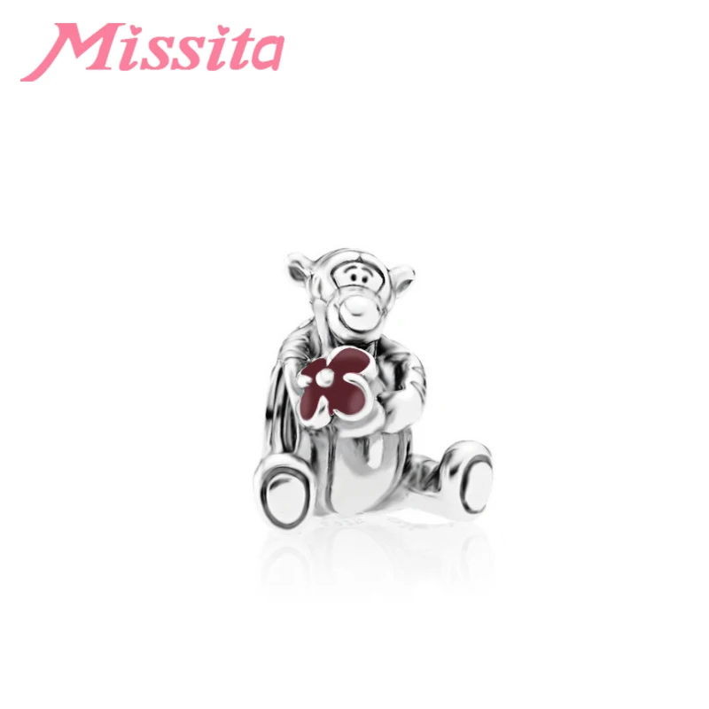 MISSITA новинка 2019 очаровательный браслет Tigger подходит для брендового браслета