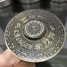 Египетский 12 Созвездие UFO ручной счетчик круглый винтажный Спиннер для снятия стресса тревога аутизм подарки для взрослых и детей