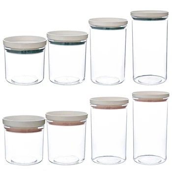 

Kitchen Food Dry Grain And Multigrain Transparent Plastic Moisture-proof Storage Tank Sealed Tank Storage Box Kitchen Supplies