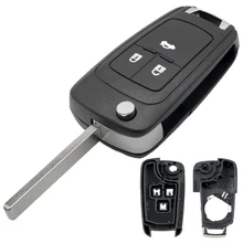 3 кнопки брелок для ключей автомобиля чехол Замена Флип складной пульт дистанционного управления чехол подходит для Opel Vauxhall Astra Insignia Vectra Corsa Zafira