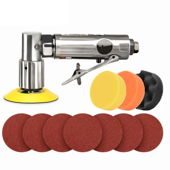 

11Pcs 3Inch Air Palm Sander Car Polisher Buffer Pad Sanding Sets for Car Polishing Buffing and Do Waxing