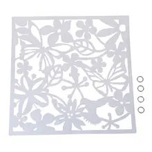 Мода 4 шт. бабочка птица цветок висячие экран перегородка разделительная панель занавес для комнаты домашний декор белый