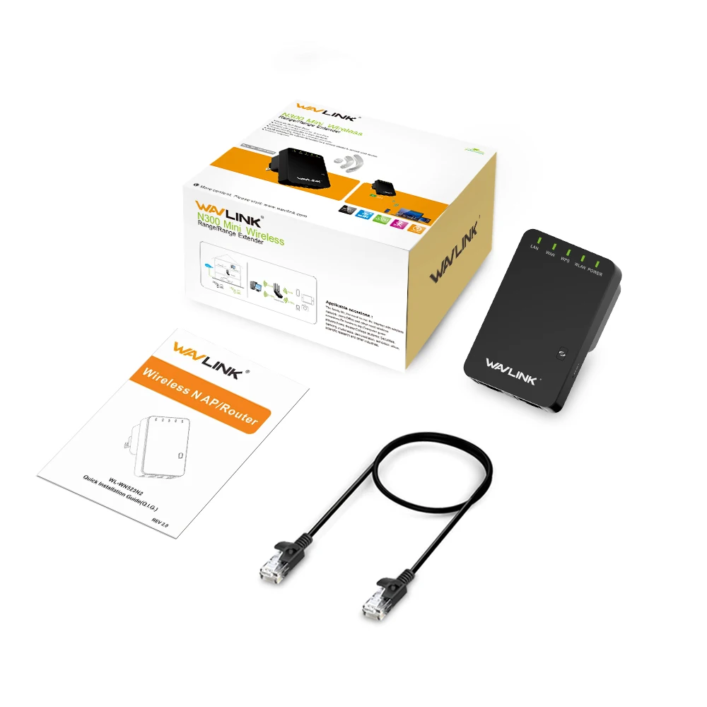 Wavlink 300 Мбит/с беспроводной Wifi удлинитель/ретранслятор/маршрутизатор Wi-Fi сетевой усилитель сигнала 802.11n/b/g 3dBi антенна WiFi Repetidor AP - Цвет: US plug