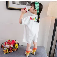 Джинсовый комбинезон для маленьких девочек детский комбинезон с короткими рукавами комбинезон для малышей Повседневная одежда цельнокроеный летний сарафан, джинсовая одежда