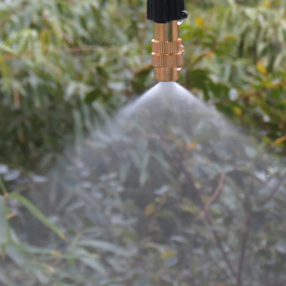 Ugello Per Tubo Da Giardino In Ottone SICILAMIU – Regolabile, 10,2 Cm, Antigoccia, Con 4 Rondelle, Per Irrigazione E Pulizia