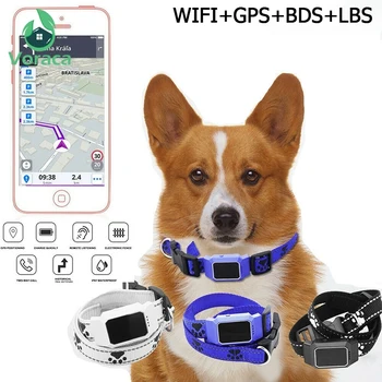 Pet Anti-Lost Tracer Smart Mini GPS Tracker Waterproof Dog Collar for Pet Dogs Cats Track Locator GPS Tracking Device Original