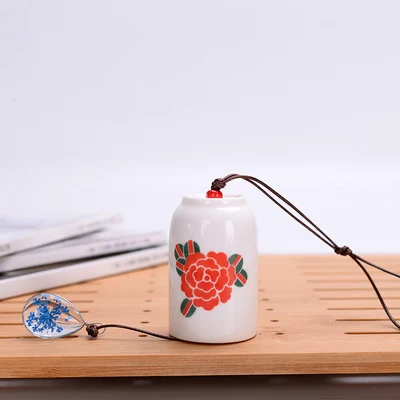 Японский творческий кот керамические колокольчики керамический колокольчик - Цвет: rose
