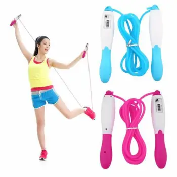 

Electronic Counting Skip Rope PVC Body PP Handle Calorie Sports Electronic Count Rope Skipping Examination Fitness Equipment