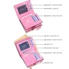 2022 Fashion Women Wallets Free Name Engraving New Small Wallets Zipper PU Leather Quality Female Purse Card Holder Wallet 5