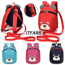 Рюкзак с мультяшными животными для малышей и детей постарше, сумка через плечо для детского сада и дошкольников