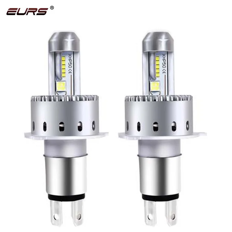 Светодиодные Автомобильные фары EURS 7S H4 H7 H1 H11 H8 H9 HB3 HB4 9012 лм 6000 К 12 В 24 В|bulb h1|bulb h3bulb led