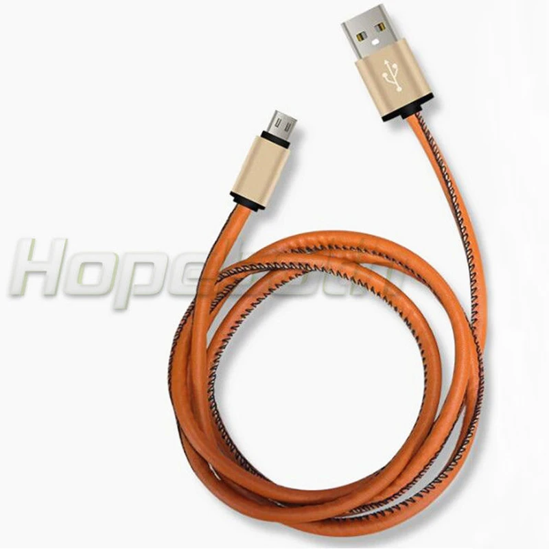 300 шт usb type-C кабель быстрое зарядное устройство Кожаный Плетеный кабель для samsung S9 S8 Xiaomi Redmi Note 7 Mi9 Быстрый USB-C зарядный шнур